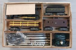 Ensemble de Train Jouet Vintage SEARS ROCKY MOUNTAIN EXPRESS Loco, Voitures, Piste, Trans. NOS