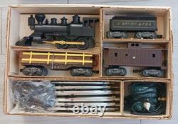 Ensemble de Train Jouet Vintage SEARS ROCKY MOUNTAIN EXPRESS Loco, Voitures, Piste, Trans. NOS