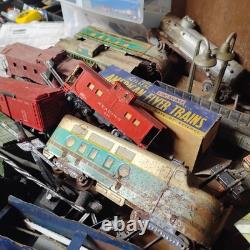 Ensemble de Train Lot Lionel Marc American Flyer Locomotives Voitures Cabooses Rails Lts 25+Pcs