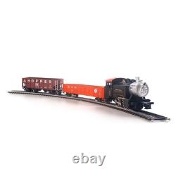 Ensemble de Trains Électriques HO Échelle 187, Train Locomotive Noir avec Télécommande