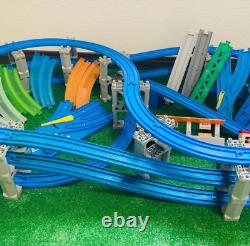 Ensemble de circuit Plarail à 3 niveaux Takara Tomy Tren de piste utilisé Japon Huit figure