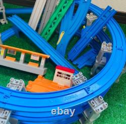 Ensemble de circuit Plarail à 3 niveaux Takara Tomy Tren de piste utilisé Japon Huit figure