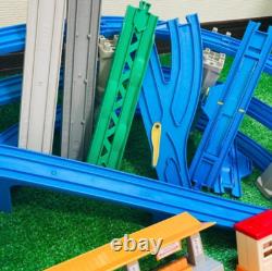 Ensemble de circuit Plarail à 3 niveaux Takara Tomy Tren de piste utilisé Japon Huit figure