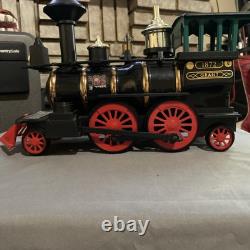 Ensemble de décanters Jim Beam des années 1970 complet avec train vide et rails