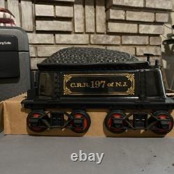 Ensemble de décanters Jim Beam des années 1970 complet avec train vide et rails