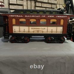 Ensemble de décanters Jim Beam des années 1970 complet avec train vide et rails