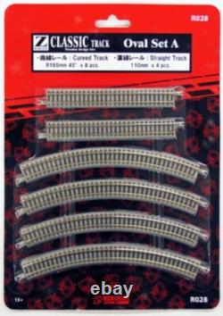 Ensemble de départ de train, rails et alimentation Lehigh Valley de Z Scale Micro-Trains / Rokuhan