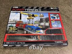 Ensemble de jeu de pistes et de voitures à moteur Power Train 3 de Jakks Pacific, lot énorme de 175 pièces.