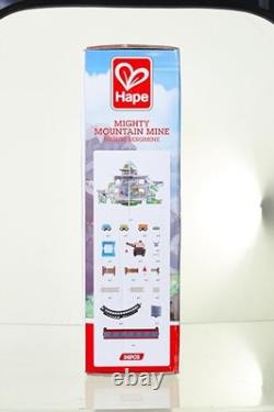 Ensemble de jouets de chemin de fer de montagne multicolore avec grue et rails de train