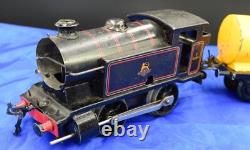 Ensemble de marchandises Hornby Train Tank No 45 Échelle 0 Mécanisme à remontage, clé, rails et voitures Fonctionne