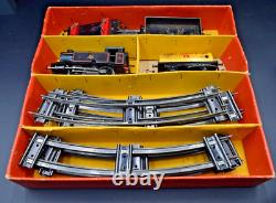 Ensemble de marchandises Hornby Train Tank No 45 Échelle 0 Mécanisme à remontage, clé, rails et voitures Fonctionne