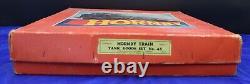 Ensemble de marchandises Hornby Train Tank No 45 Échelle 0 Mécanisme à remontage, clé, rails et voitures Fonctionne