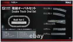Ensemble de rails Rokuhan Z gauge R062 - Ensemble ovale à double voie - Piste de train classique jouet