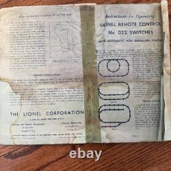 Ensemble de rails de train vintage Lionel Type R