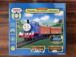 Ensemble de train 2007 Bachmann 00642 Deluxe Thomas Annie & Clarabel E-Z Track de 17 pièces