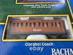 Ensemble de train 2007 Bachmann 00642 Deluxe Thomas Annie & Clarabel E-Z Track de 17 pièces
