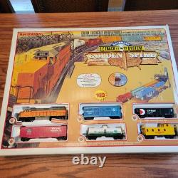 Ensemble de train Bachman Golden Spike HO 00615 système de rail E-Z vintage dans sa boîte