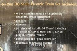 Ensemble de train Bachmann 00761 Yard Master Electric E-Z Track prêt à l'emploi à l'échelle HO