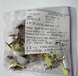 Ensemble de train Bachmann HO, bâtiments, figurines, rails supplémentaires, instructions