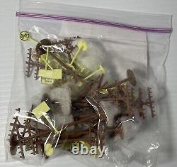 Ensemble de train Bachmann HO, bâtiments, figurines, rails supplémentaires, instructions