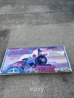 Ensemble de train Bachmann Old Tyme Village Express - Système de rail E-Z - Neuf