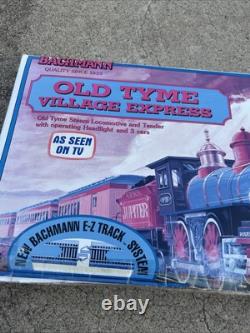 Ensemble de train Bachmann Old Tyme Village Express - Système de rail E-Z - Neuf