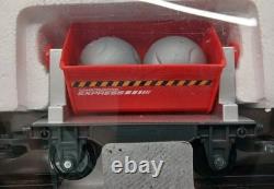 Ensemble de train CAT Équipement Express de construction motorisé à piles avec rails