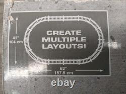 Ensemble de train CAT Équipement Express de construction motorisé à piles avec rails