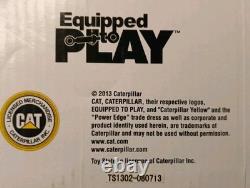 Ensemble de train CAT Équipement Express de construction motorisé à piles avec rails