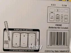 Ensemble de train CAT Équipement Express de construction motorisé à piles avec rails