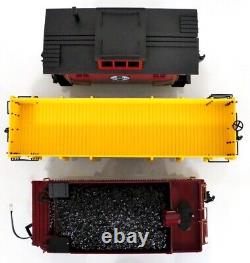 Ensemble de train G-Scale Bachmann Big Haulers avec rails et transformateur, Lot 738