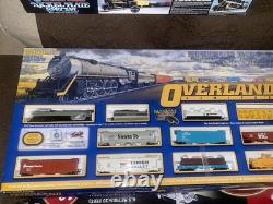 Ensemble de train HO Bachman Overland Limited 00614 avec locomotive à vapeur 4-8-4 et rail EZ