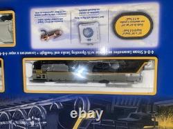 Ensemble de train HO Bachman Overland Limited 00614 avec locomotive à vapeur 4-8-4 et rail EZ