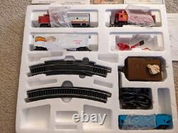 Ensemble de train HO Bachmann Mainstreet Express Santa FE. Piste circulaire 3X3. Neuf