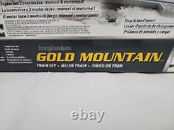 Ensemble de train Imaginariam Power Rails Gold Mountain Power Rails RC NIB Toys-R-Us