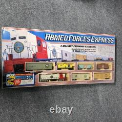 Ensemble de train Life Like des forces armées Express scellé limité #21445