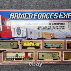 Ensemble de train Life Like des forces armées Express scellé limité #21445