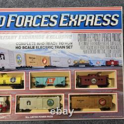 Ensemble de train Life Like des forces armées Express scellé limité #21445