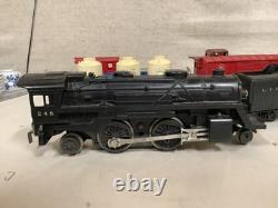 Ensemble de train Lionel 027 vintage des années 1950 en bon état, trouvé dans un estate.