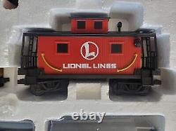 Ensemble de train Lionel Lines à pile prêt à fonctionner en G-Gauge 7-11182 avec voie et boîte