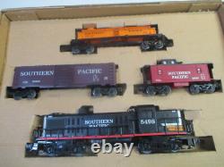 Ensemble de train Lionel Southern Pacific Freight Set 6-21970 à échelle O-27 avec rails supplémentaires