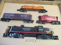 Ensemble de train Lionel Southern Pacific Freight Set 6-21970 à échelle O-27 avec rails supplémentaires