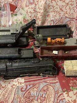 Ensemble de train Lionel Type ZW avec contrôleur, plus tout le rail, la locomotive et les voitures des années 1950.