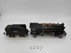 Ensemble de train Lionel d'avant-guerre n° 136, locomotive 262, tender Pullman 603 604, échelle O