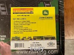 Ensemble de train MTH 30-4073-1 Rail King John Deere F3 avec son de protocole 2.0 Nouveau