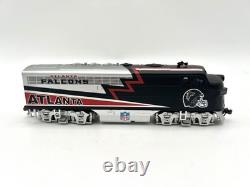 Ensemble de train O Gauge Bachmann Atlanta Falcons avec locomotive, voitures et rails