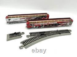 Ensemble de train O Gauge Bachmann Atlanta Falcons avec locomotive, voitures et rails