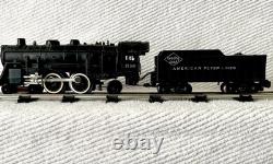 Ensemble de train S Gauge American Flyer 1958 avec rails et transformateurs