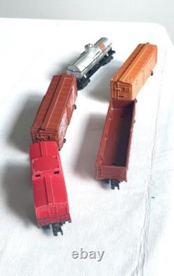 Ensemble de train S Gauge American Flyer 1958 avec rails et transformateurs