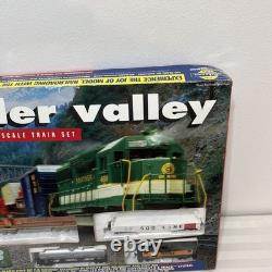 Ensemble de train Thunder Valley Ho Scale Athearn 1034 locomotive 4 wagons rail